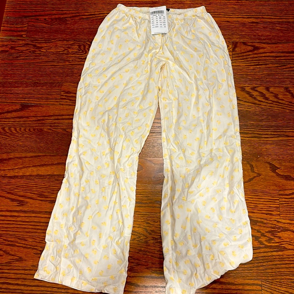 NWT Brandy Melvillle “little duckies” pj pants. One Size